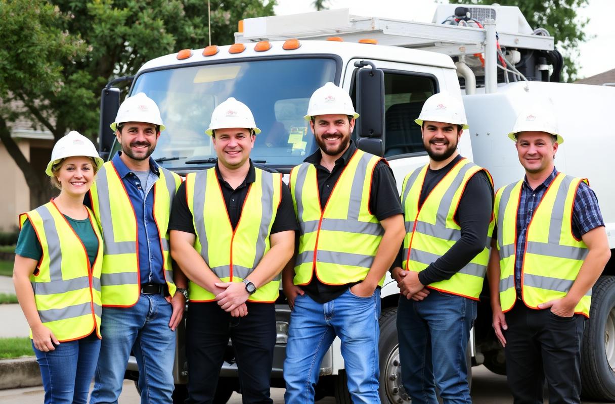 Our concrete crew